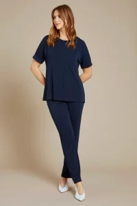 Pantaloni jersey fluido LUISA VIOLA - immagine 5