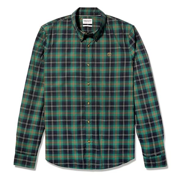 Camicia quadri sport in twill 100% cotone