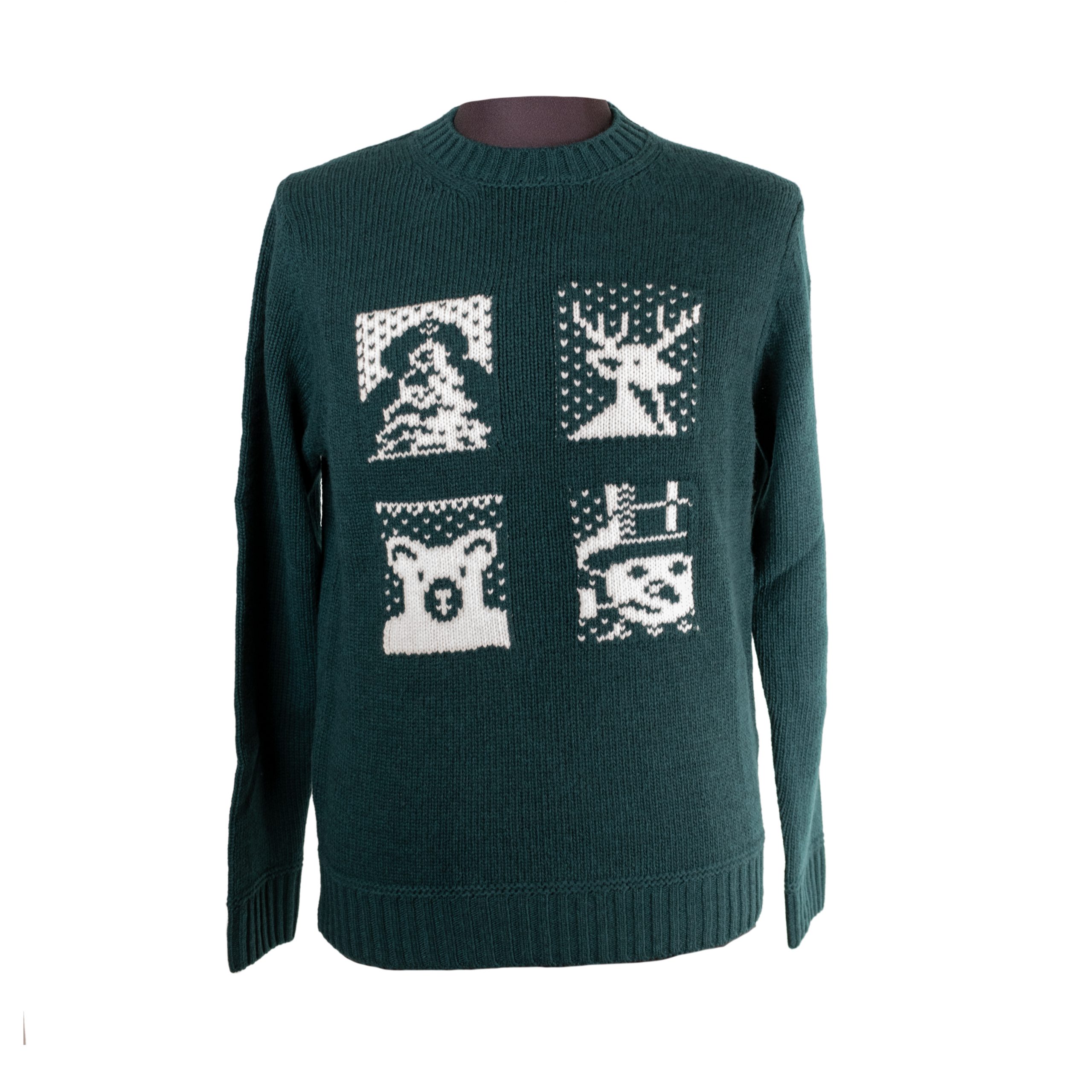 01294-000-1294-jpg Maglione giro con disegni FP - immagine 1