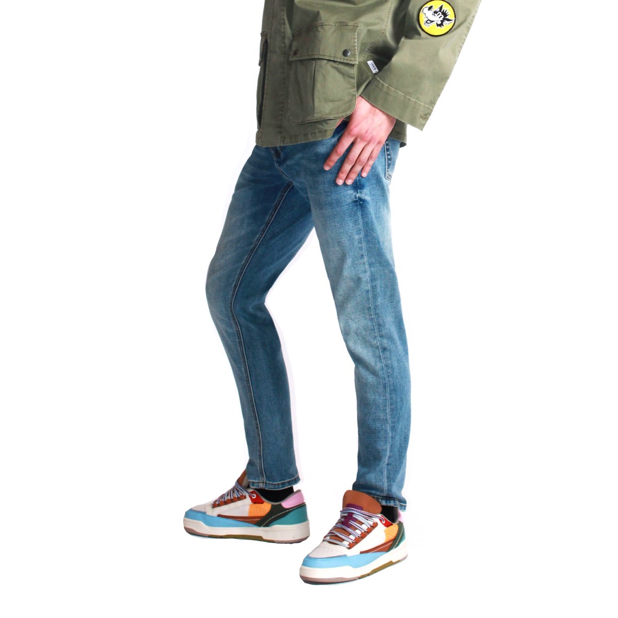 13866-000-13890-jpg Jeans slim ragazzo BERNA - immagine 1